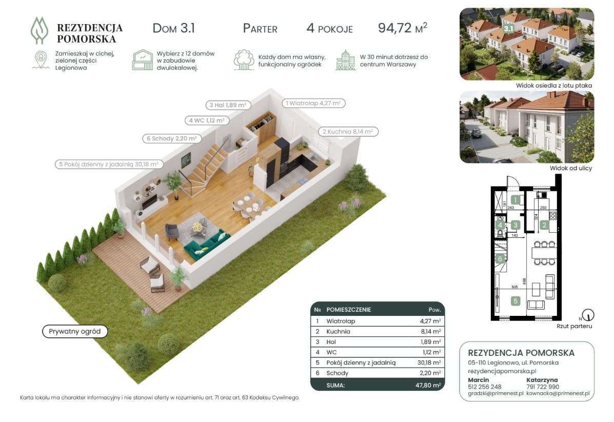 Rezydencja Pomorska- domy w Legionowie-9