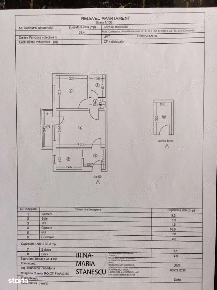 Tomis Nord- 2 camere semidecomandate cf 1 - Imagine principală: 3/3
