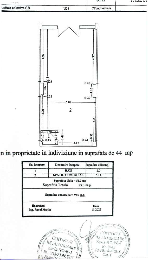 DE ÎNCHIRIAT - Spațiu comercial 53 mp, zona MOVAS - Imagine principală: 5/5