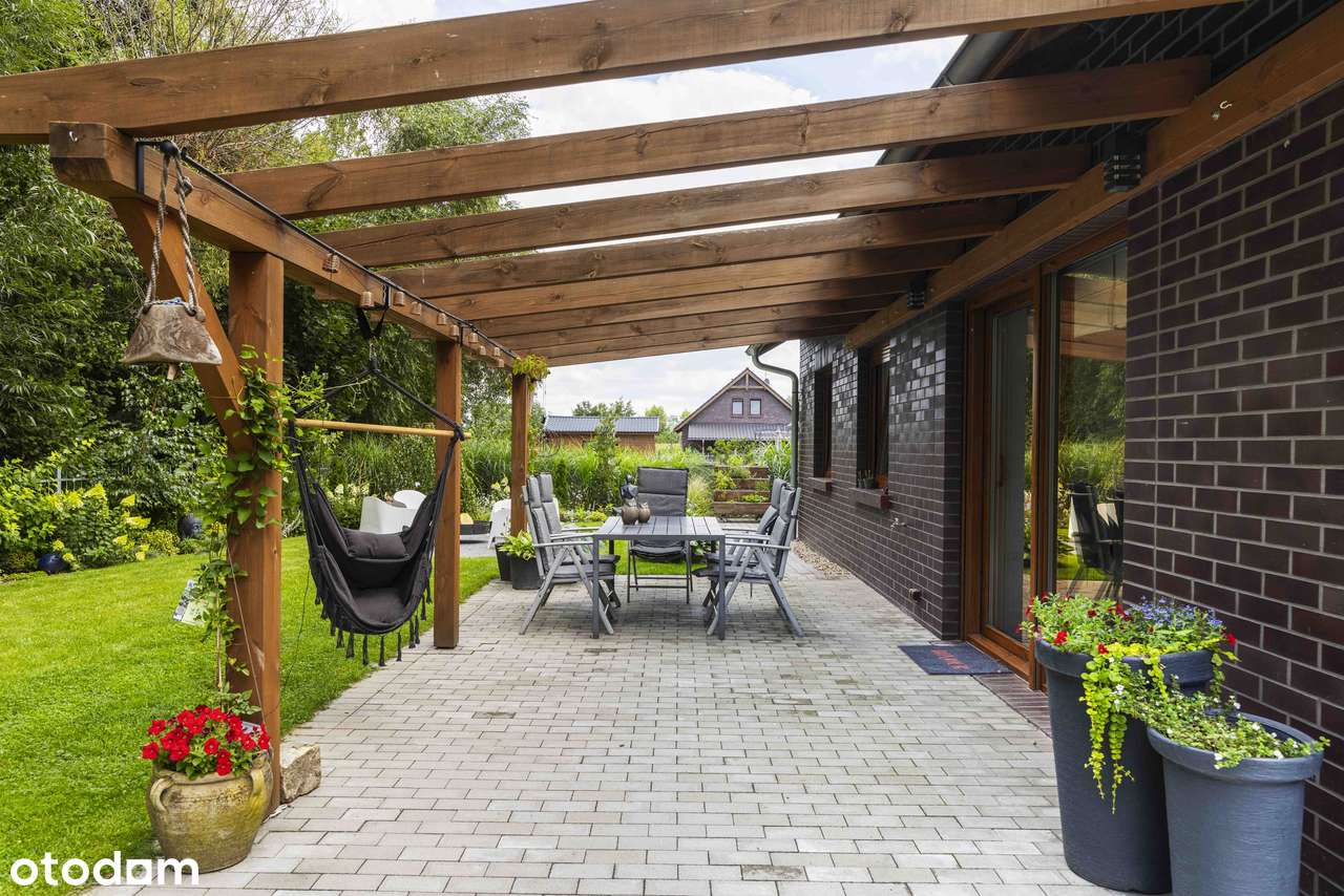 NOWOCZESNY DOM | PIĘKNY OGRÓD| PRZY LESIE | GŁĘBINOWA POMPA CIEPŁA ! - Pełny obrazek: 4/20