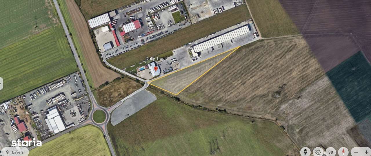 Teren Extravilan 10.200 mp – Zona Industriala Est Arad, Comision 0% - Imagine principală: 5/6