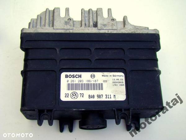 KOMPUTER VW AUDI 0261203186/187 8A0907311M - 1