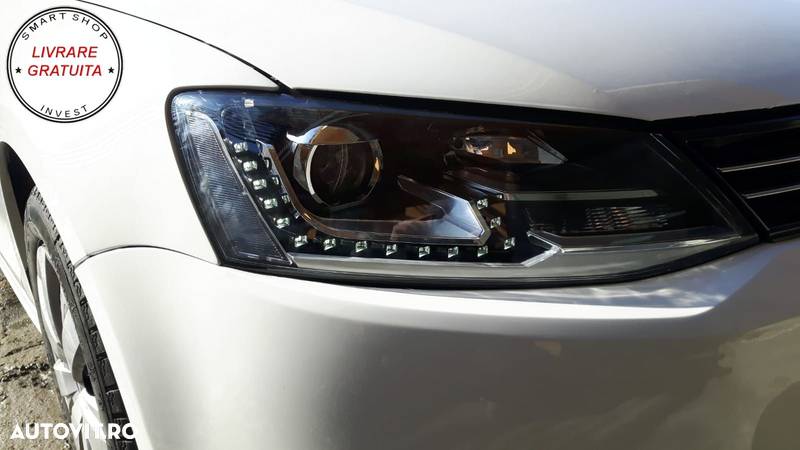 Faruri LED DRL VW Jetta Mk6 VI (2011-2017) GTI OE Design- livrare gratuita - 12