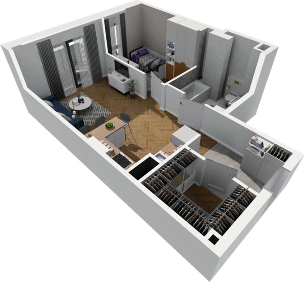 Garaż w cenie***Centrum w 16 minut**Pełna oferta - Pełny obrazek: 1/6