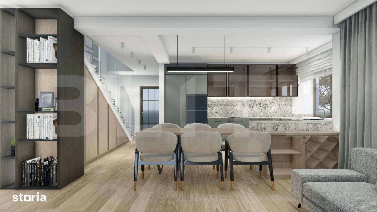 Duplex semifinisat, 120 mp utili, teren 550 mp, Chinteni - Imagine principală: 4/13