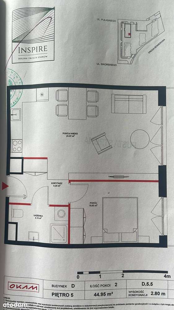 Apartament Inspire, 2 pokoje z balkonem i z miejscem parkingowym-11