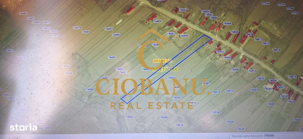Teren Intravilan/Extravilan de vanzare in Bradestii Batrani-0