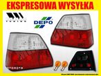 Lampy tyl Red White Biało Czerwone VW Golf II 2 - 2