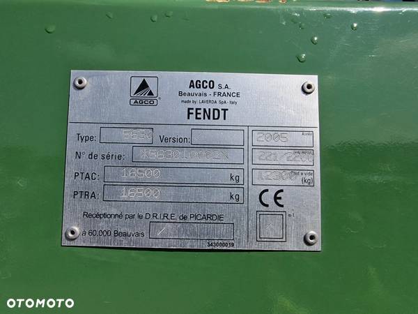 Fendt 6300C, 6m, stół do rzepaku - 4