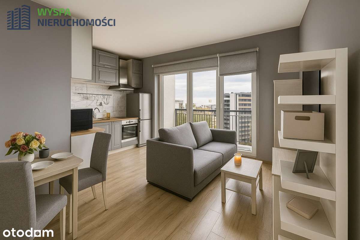 Kawalerka/Pełna Własność/Balkon/Widok Na Stadion - Pełny obrazek: 1/12