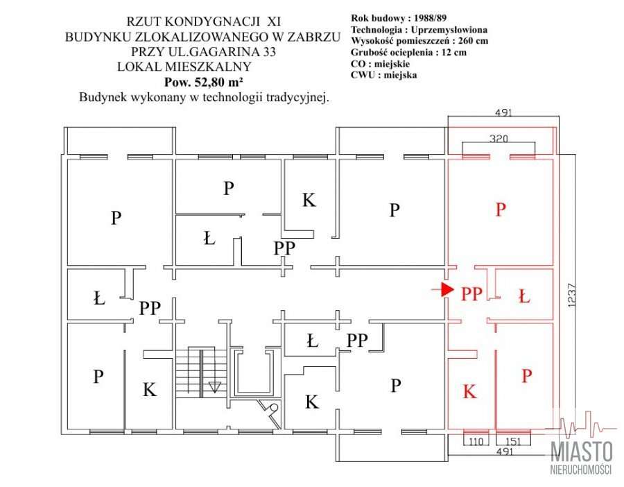 Osiedle Kopernika - 2-pokojowe mieszkanie 52,8 m2 - Pełny obrazek: 2/15