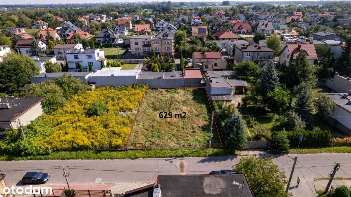 Działka na osiedlu domów, Konstantynów ł., 629 m2-4