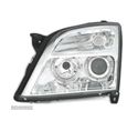 FARÓIS FRONTAIS ANGEL EYES PARA OPEL VECTRA C 02-05 E OPEL SIGNUM 03-05. FUNDO CROMADO - 2