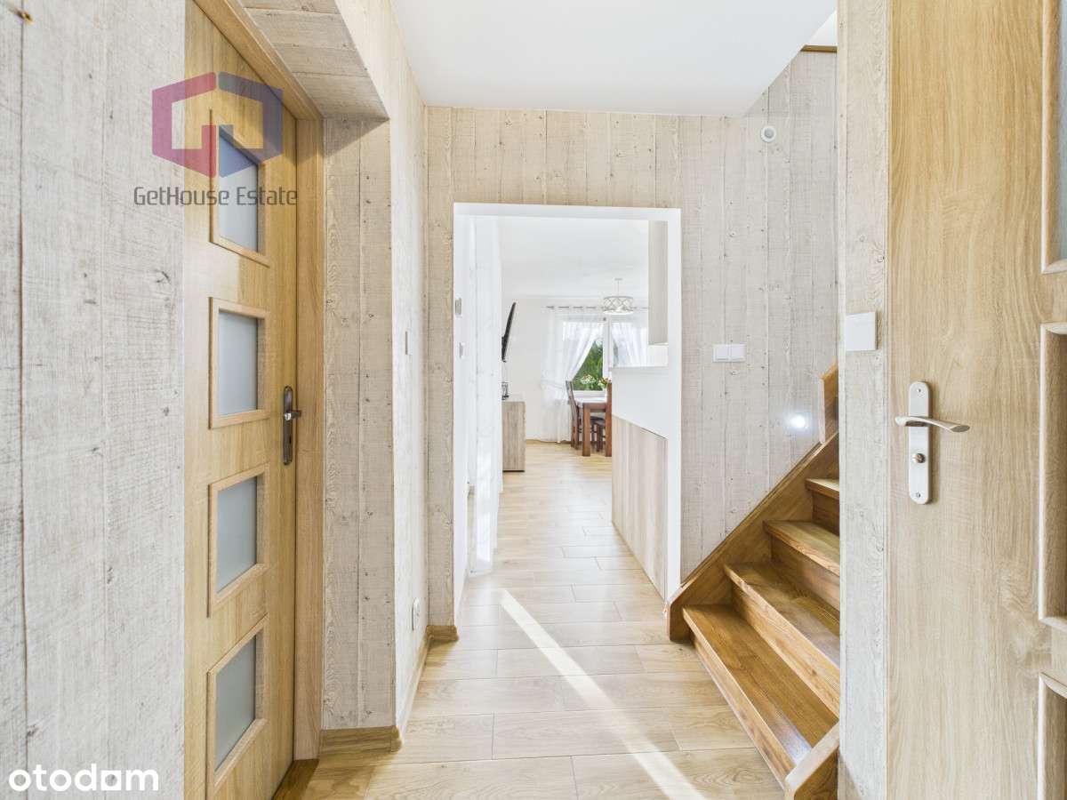 Dom bliźniak z dużą działką w Bartągu-17