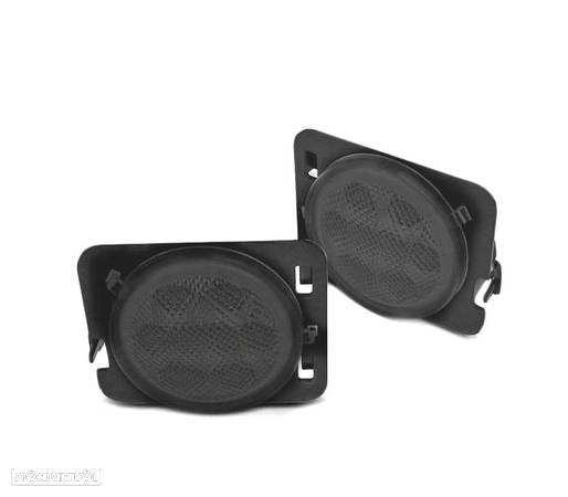 PISCAS LATERAIS LED PARA JEEP WRANGLER JK 07-18 SMOKE FUMADOS ESCURECIDOS - 2