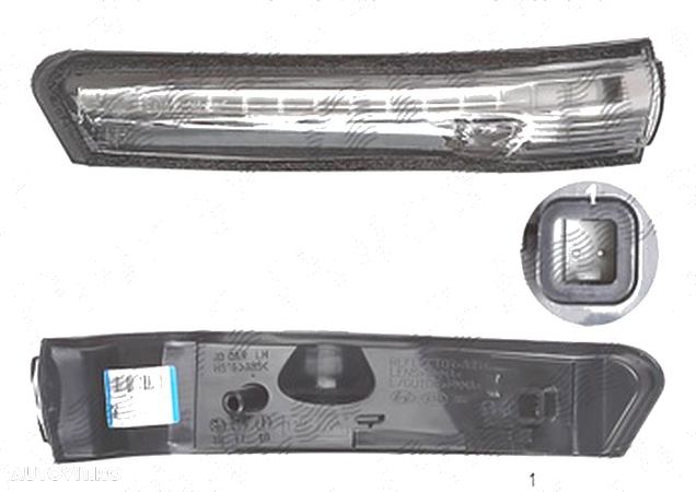 Lampa semnalizare oglinda exterioara Kia Ceed (Eu), 06.2012-, fata, stanga/dreapta, LED, OE - 1