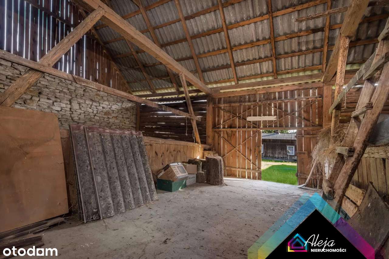 Dom z zabudowaniami gospodarczmi, ziemia plus las - Pełny obrazek: 4/13