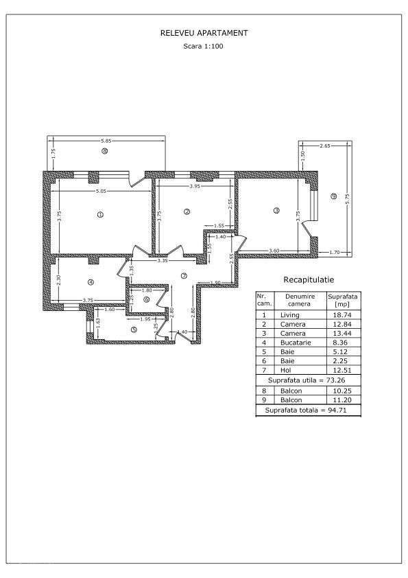 Vanzare 3 camere finisat+parcare-parc Bazilescu-Bucurestii Noi-5