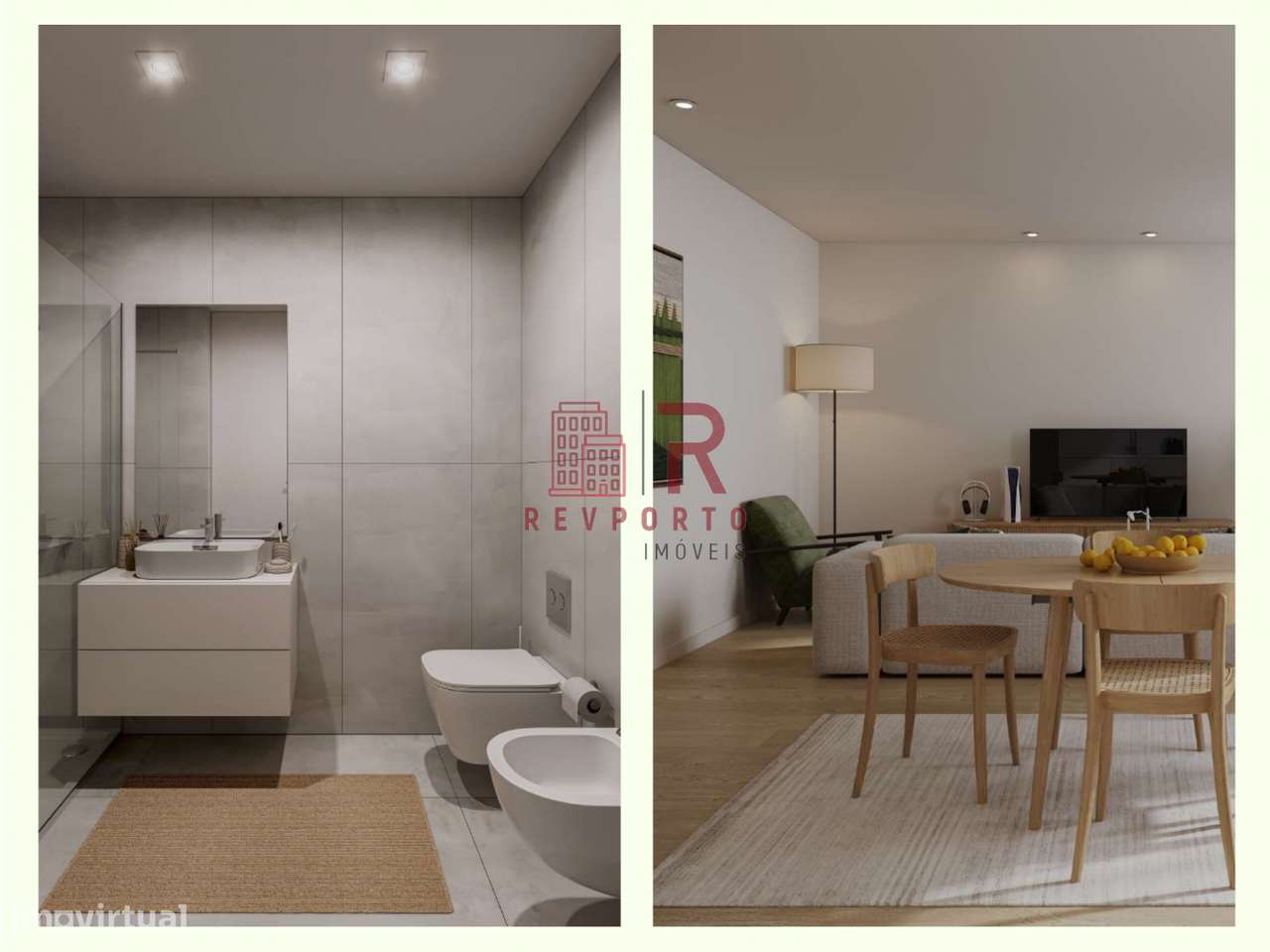 Apartamento T2, com 2 suítes, varanda, jardim e garagem-7