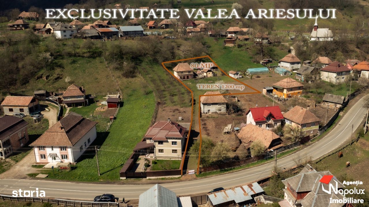 Exclusivitate! Casa deosebita in zona turistica Valea Ariesului