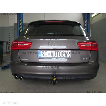 Carlig de remorcare pentru Audi A 6 - 4usi, combi, allroad - sistem semidemontabil - cu suruburi - din 03.2011/- - 12