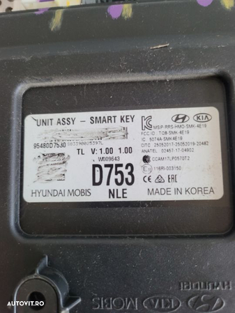 Modul Ecu Unitate Confort Assy-Smart Key Hyundai Tucson An 2015-2020 Cod 95480D7530 - 6