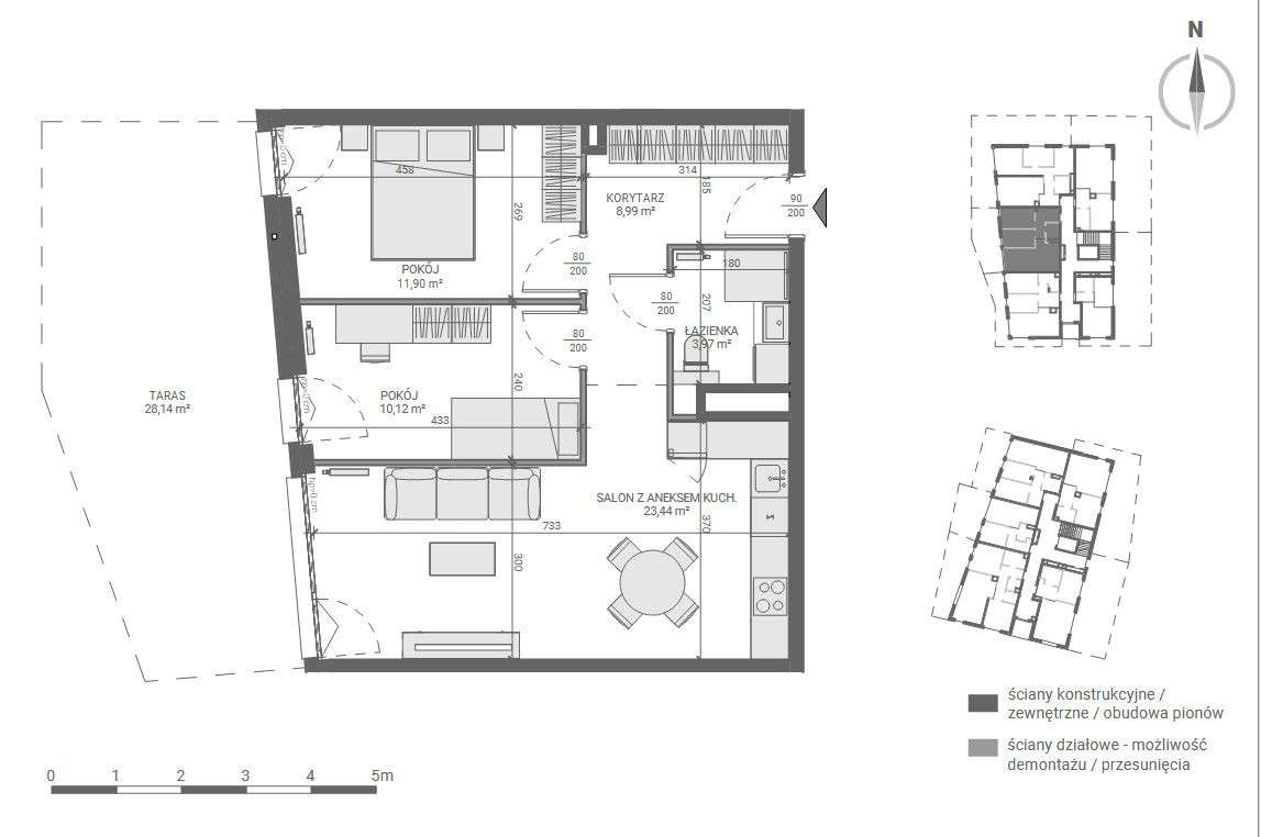 Dolne Migowo, 3 pokoje, od ręki, faktura Vat - Pełny obrazek: 5/15