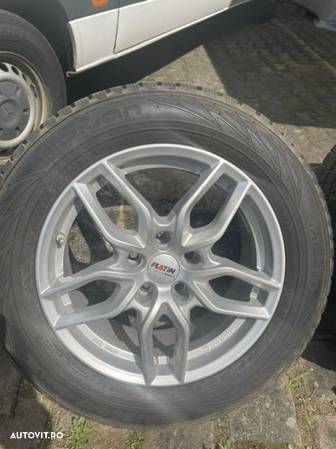 Jante Bmw X1X2X3X4 cu cauc 225/60/R17 iarna dot 2014 7-8 mm Nokian 75jx17et37 - 5