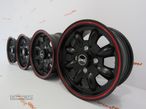 Jantes Ultralite Mini Wheels 12x5.5J - ET20 - 4x101.6 Black + red - 6