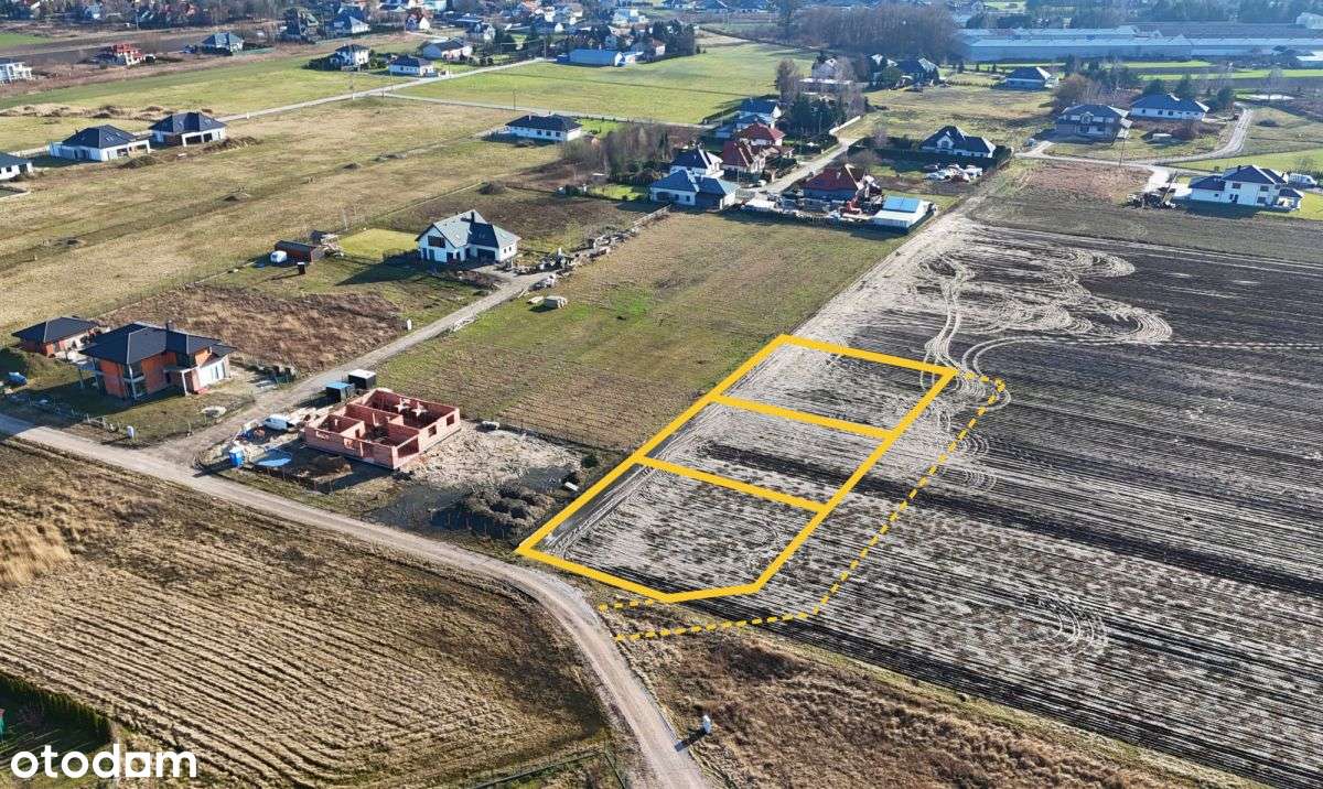 Działka 1045 m2, Wolica - ul. Pingwinów-8