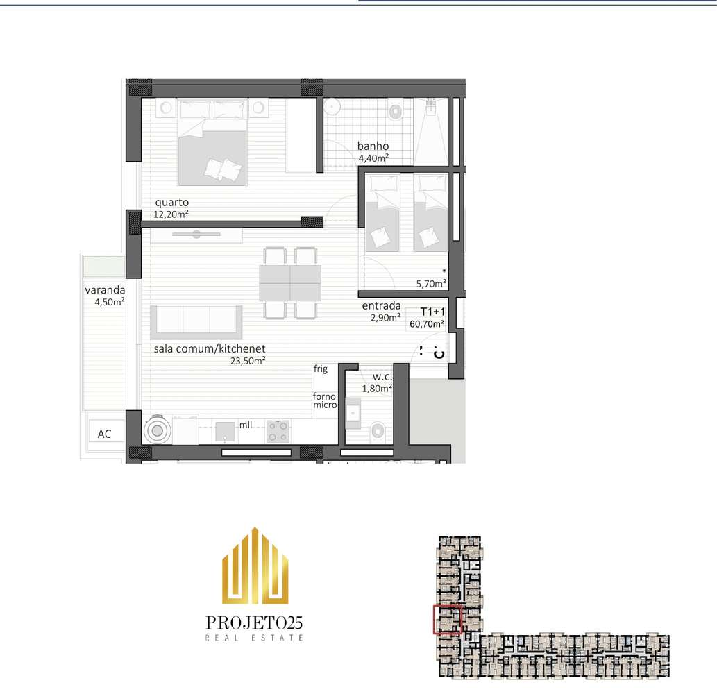Apartamento T2 NOVO em Condº Reservado ao Jardim de Arca D'Água-Porto-11