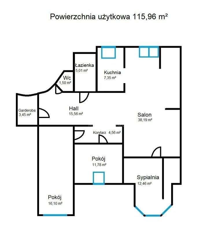 Czteropokojowe mieszkanie na poddaszu w kamienicy. - Pełny obrazek: 4/20