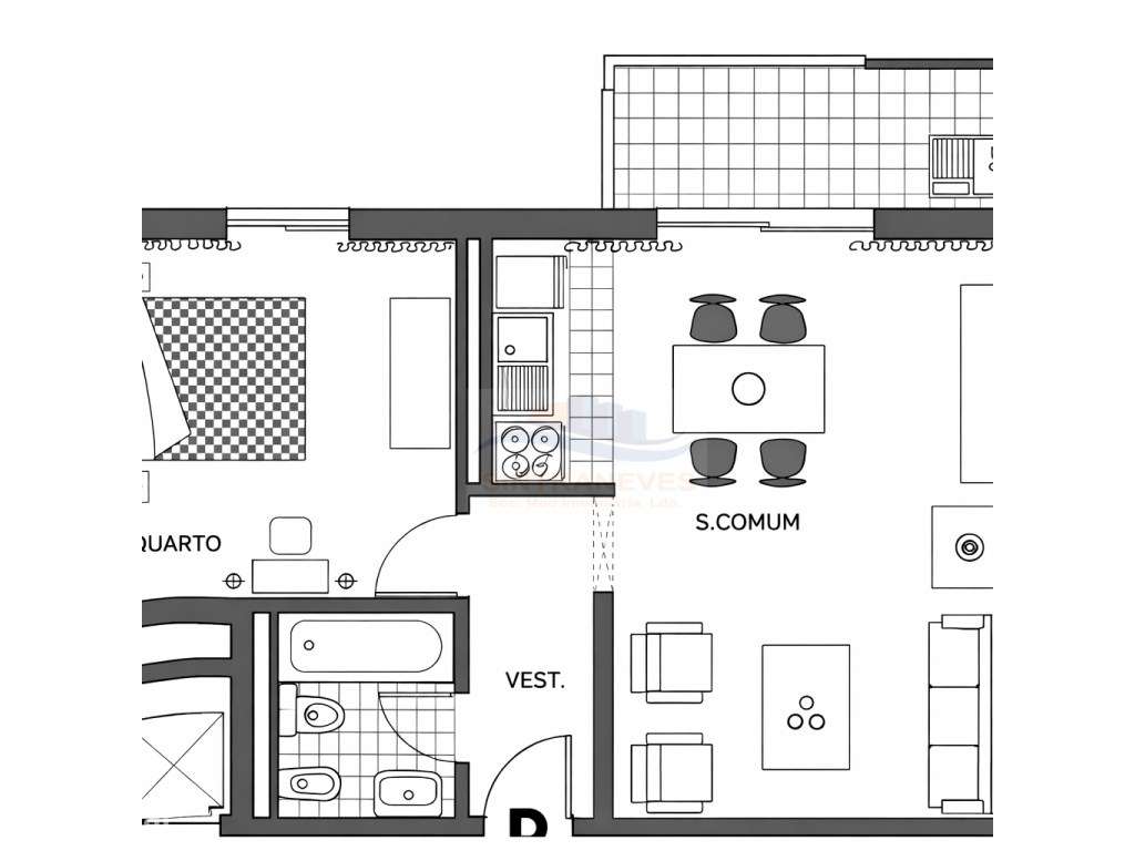 Apartamento T1 com Arrecadação | Massamá | Excelente Oportunidade |... - Grande imagem: 3/3