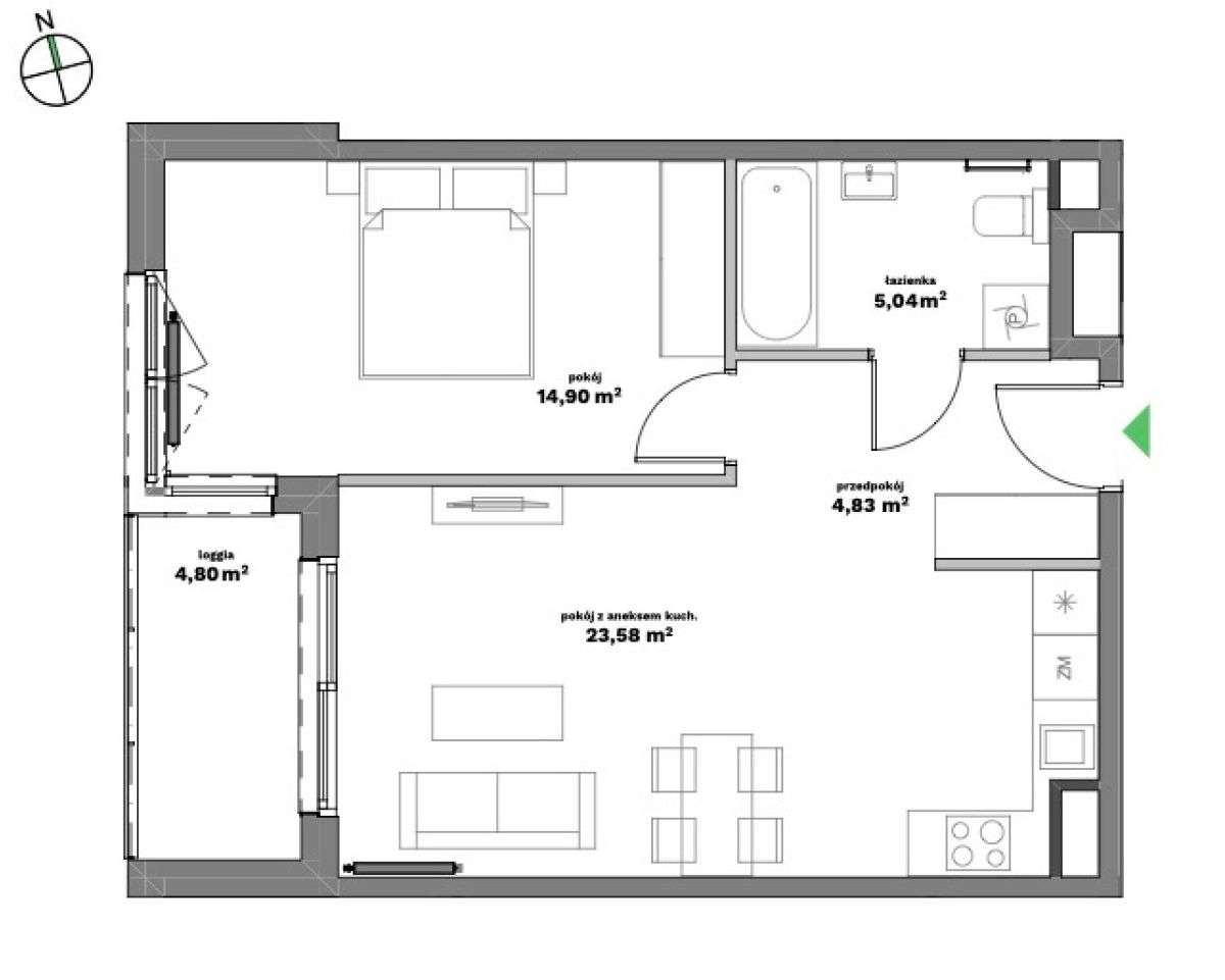 Klimatyzacja | Balkon | Gotowe do zamieszkania-19