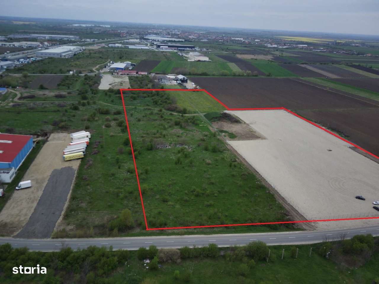 Teren de vanzare zona Bors Santion Oradea Bihor - Imagine principală: 2/4