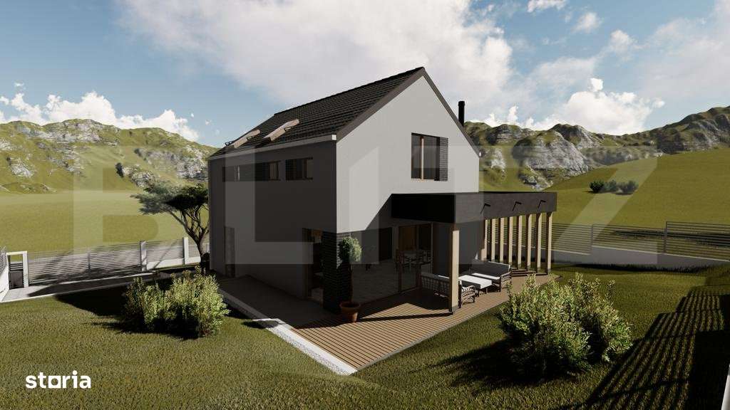 Casa 125 mp teren 500 mp zona profi design deosebit - Imagine principală: 2/9