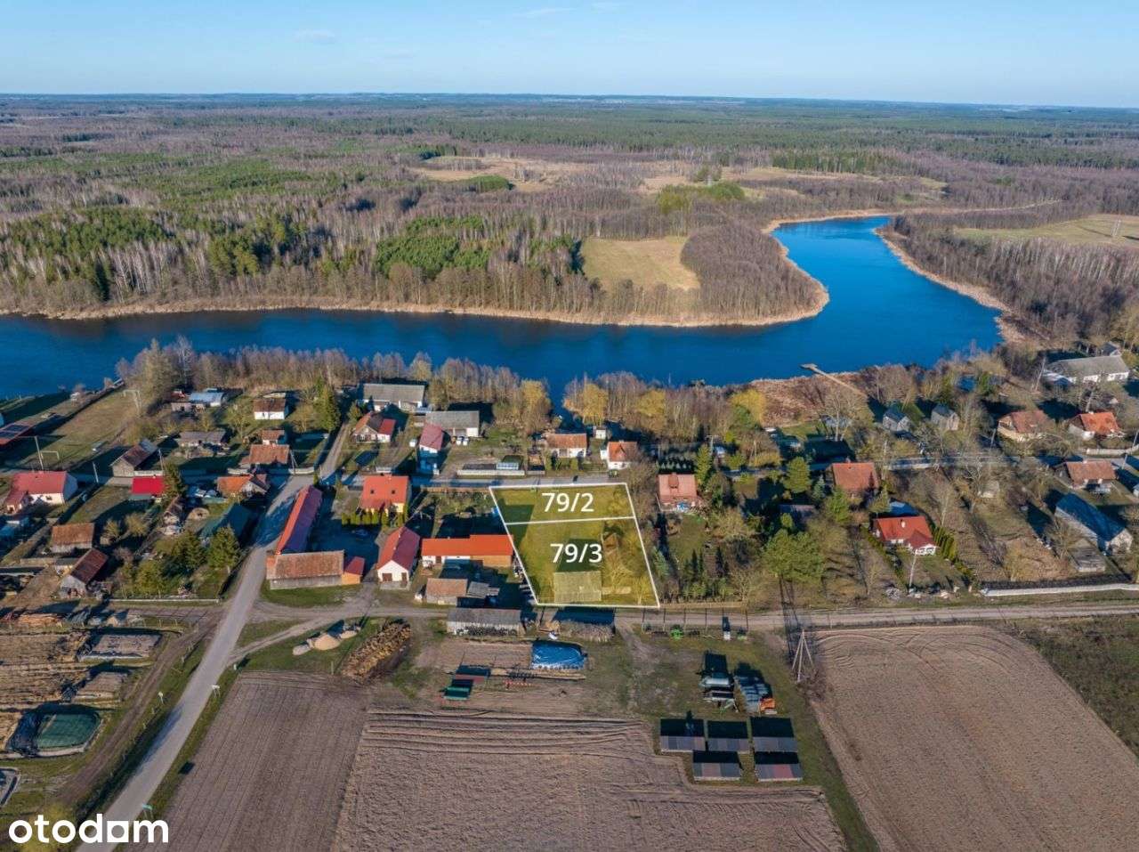 Podwójna działka z budynkami Mazury Pogobie Tylne - Pełny obrazek: 2/20