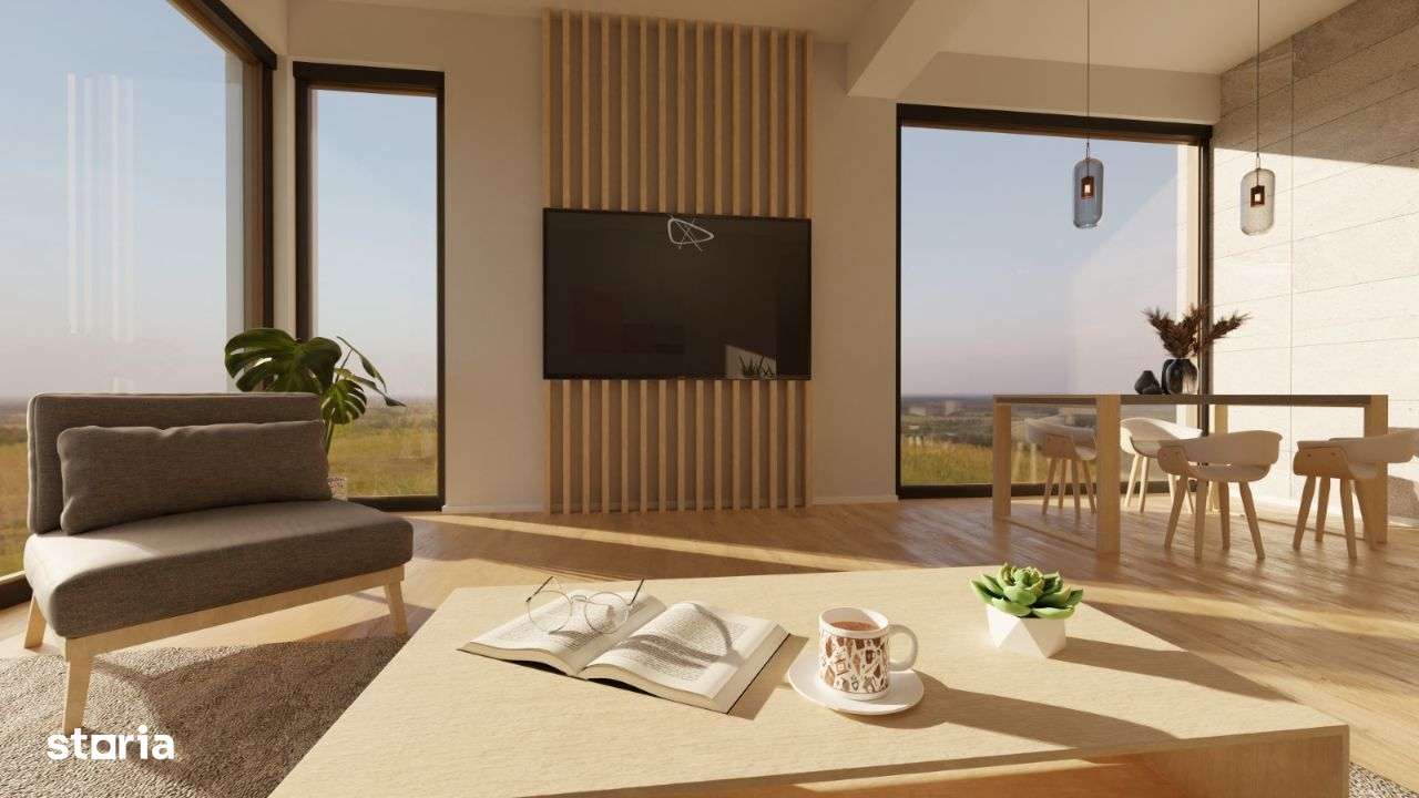 Casa cuplata cu panorama spre aeroport si oras-10