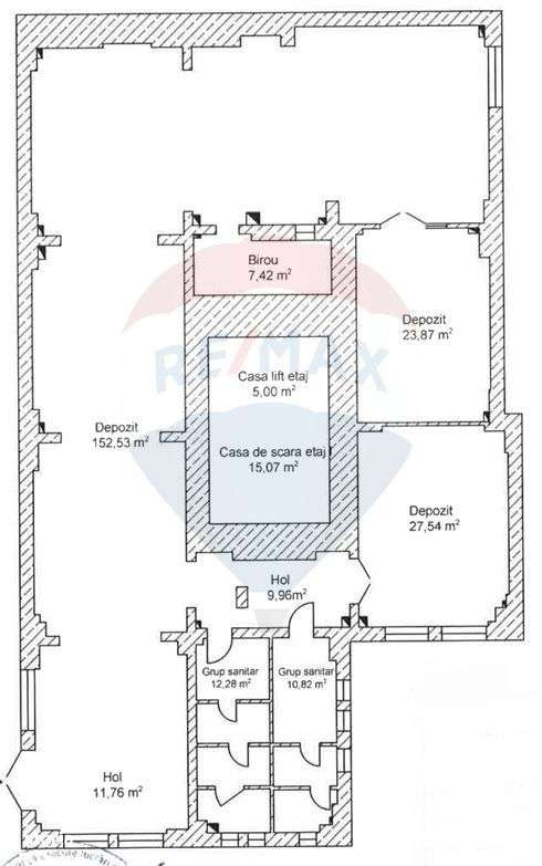 Spatiu depozitare sau productie, 276 mp, cu curte, Zorilor de vanzare-7