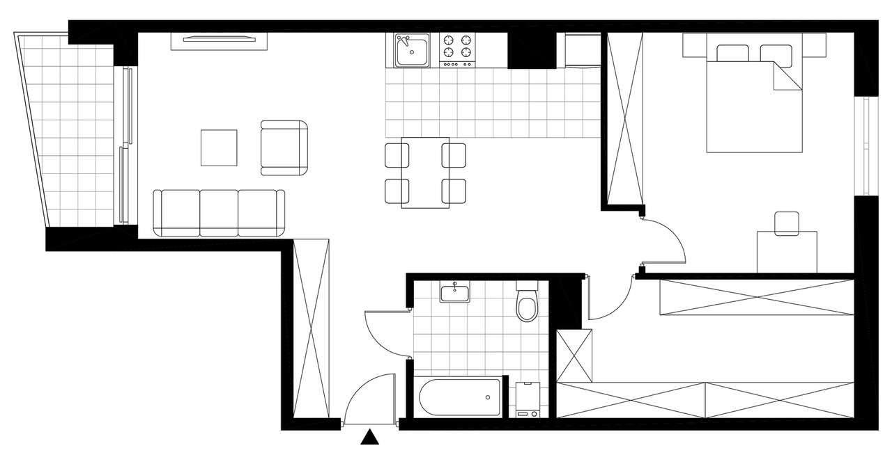2-pokojowe mieszkanie 67m2 + balkon Bez Prowizji - Pełny obrazek: 3/8
