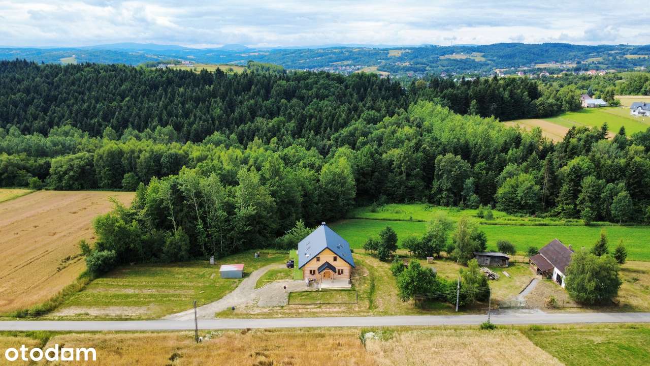 Dom z bala świerkowego | 187 m2 | Chojnik, gm. Gromnik-4