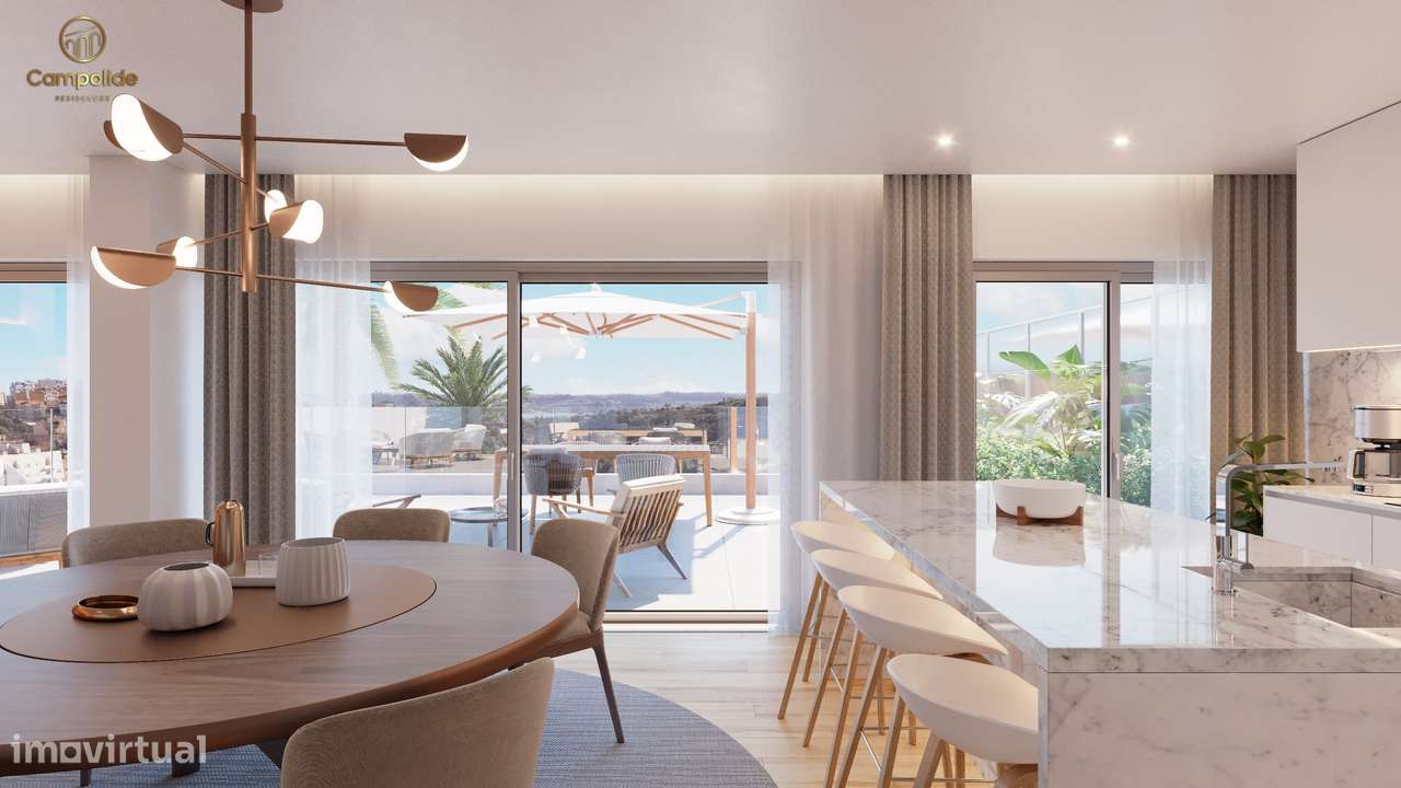 Apartamento T1 com terraço e parqueamento no "Campolide Residences", L - Grande imagem: 2/23