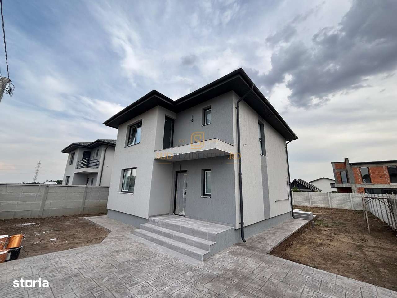 Vila individuala moderna, P+1E+Pod, – Comuna Berceni - Imagine principală: 5/9