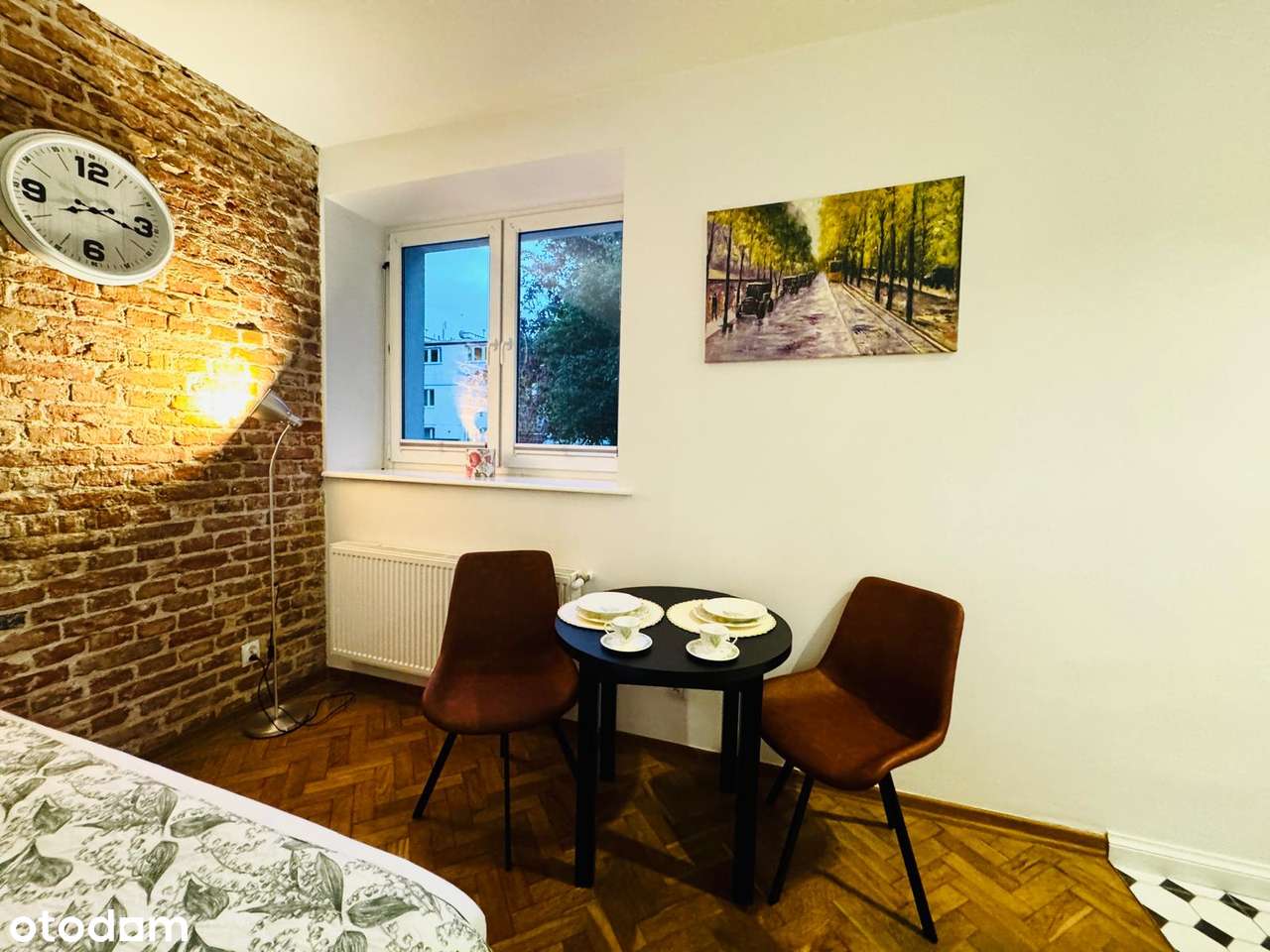 Kawalerka z 1936r. ul. Francuska, Saska Kępa, ogród, Booking-5