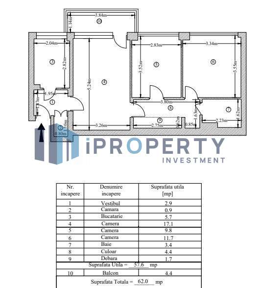 Obor-Ferdinand I 3 Camere I Semidecomandat I Vedere pe spate I - Imagine principală: 3/10
