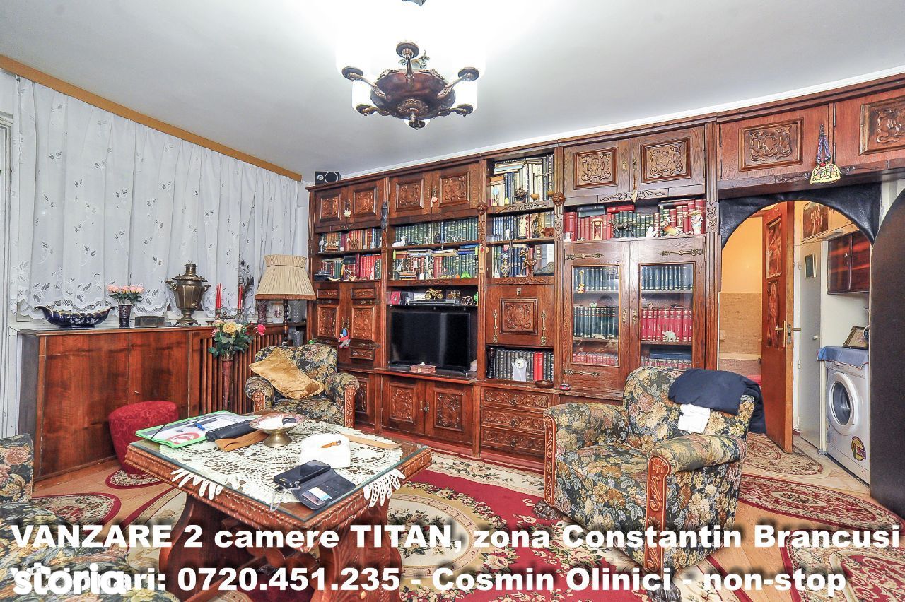 VANZARE 2 camere TITAN, zona Constantin Brancusi.
