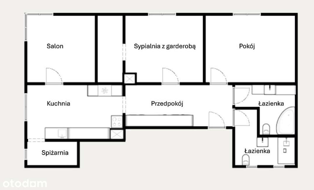 Komfortowe 3-pokojowe Mieszkanie, Garderoba, Dwie Łazienki, Spiżarka-19