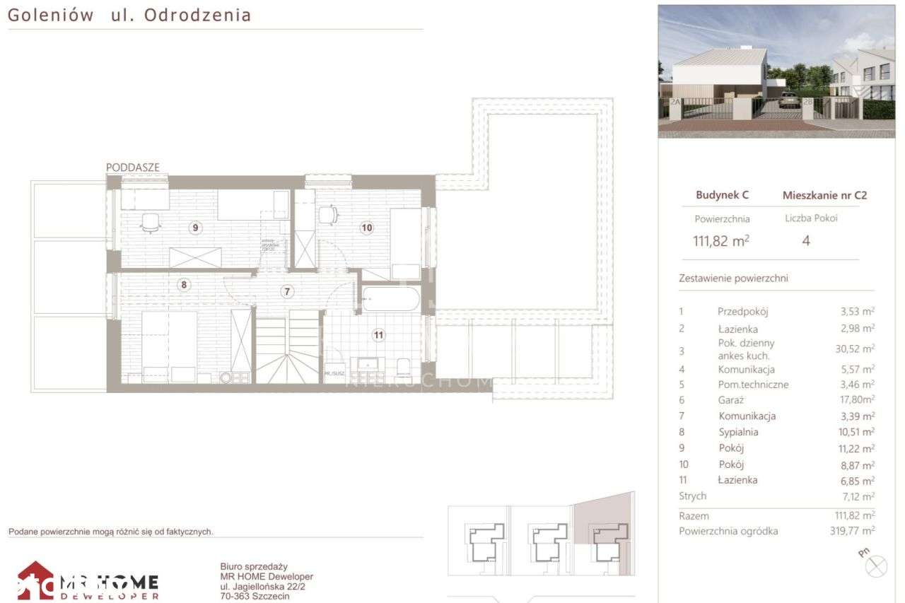Goleniów - Nowoczesne Domy - ul. Odrodzenia-16