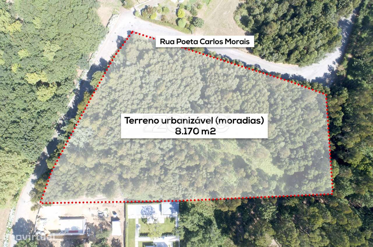 Terreno urbanizável com área de 8.170 m2 - Arcozelo, Gaia - Grande imagem: 3/23