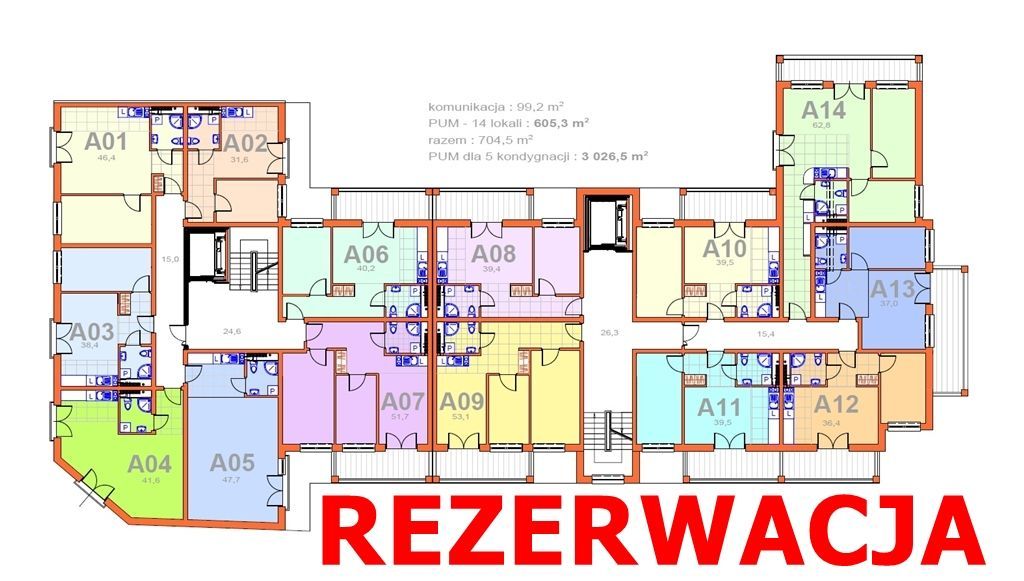 Nowe mieszkanie 2 pokojowe 39,5 m2 parter A10